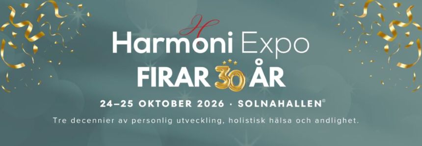 Harmoni Expo 30 år 24-25 okt 2026